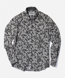 BLOOMING FLORAL SHIRT 002 _ BLACK