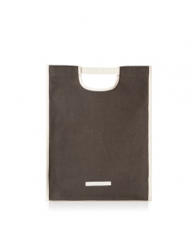 R TOTE 200 WAX CANVAS CHARCOAL