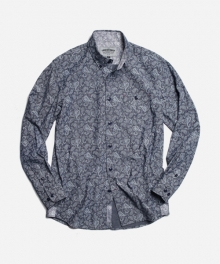 PAISLEY CHAMBRAY SHIRT _ INDIGO