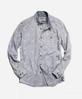 PAISLEY CHAMBRAY SHIRT _ GRAY