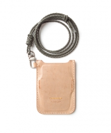 R CARD HOLDER 110 LEATHER BEIGE