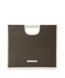 R TOTE 210 BIG WAX CANVAS CHARCOAL