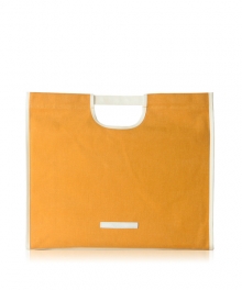 R TOTE 210 BIG WAX CANVAS MUSTARD