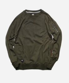 BALLCHAIN SWEAT _ OLIVE