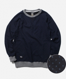 S.DOT SWEAT SHIRT _ NAVY