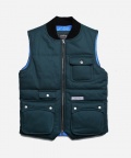 TWILL VEST 004 _ DARKGREEN