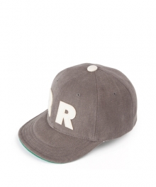 R CAP 100 WAX CANVAS CHARCOAL