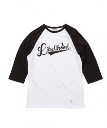 LIKELIHOOD 3/4 RAGLAN_BLACK