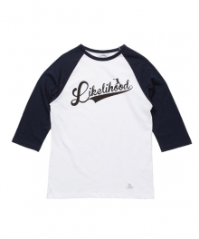 LIKELIHOOD 3/4 RAGLAN_NAVY