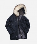 TWILL N3B PARKA 003 _ NAVY