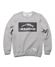 LOGO CREWNECK SWEATER GRAY