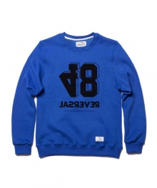 LOGO CREWNECK SWEATER BLUE