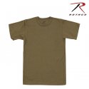 로스코(ROTHCO) 브라운 면 반팔 티셔츠