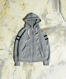 XERO - Hood Zip-Up Rugby Gray