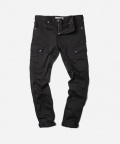 TWILL SLIM CARGO PANTS _ CHARCOAL