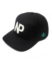 [무료배송] NP LOGO SNAPBACK BLACK