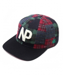 [무료배송] NP LOGO SNAPBACK CHECKER