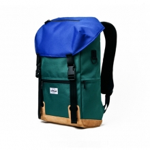 Ryan Laptop Backpack Green/Navy