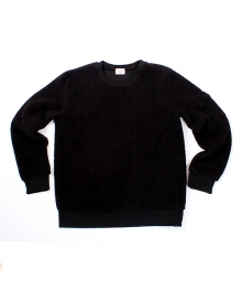 ROCKED BULKY SWEATSHIRT - BLACK