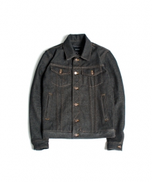 XERO - Hard Raw Denim Jacket “Black”