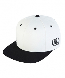 two tone 6 panel strapback vol 2 white/black