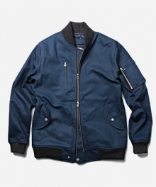 TWILL MA-1 JACKET _ MBLUE