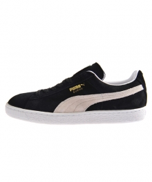 Suede Classic+ black-white