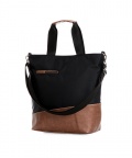 Denis 2way Tote Bag - Black Brown