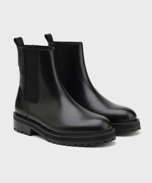 피렌체 아뜨리에(firenzeatelier) [비브람] 라운드토 베이직 첼시부츠 9703 [FG BLACK]