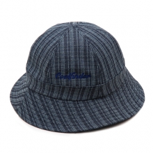 STRIPE DENIM BUCKETHAT