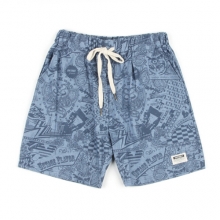 UTP 69 untage signature string shorts_denim