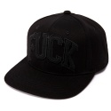 루드마크(RUDEMARK) FUCK LOVE RUDE SNAPBACK CAP (BLACK)