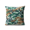 green camouflage cushion