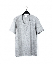 ROCKED U-NECK T-SHIRT - GREY