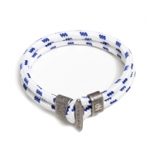 NP CORD SLING BRACELET WHITE