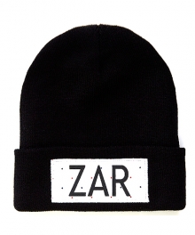 zar boxlogo multi dote beanie black