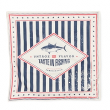 UTA 11 fishing emblem scarf_natural beige(남여공용)