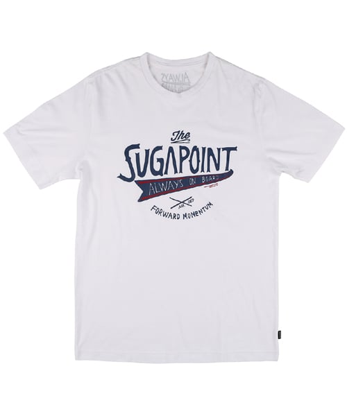 슈가포인트(sugapoint) [슈가포인트] 남녀공용 그래픽 티셔츠  ford-white