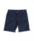 Washed Cotton Shorts Navy