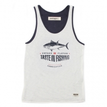 UTT 07 fishing sign sleeveless_natural beige(남여공용)