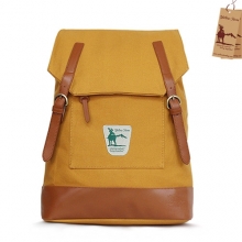 CANVAS BACKPACK Fennec bag - ys1008mu (MUSTARD)