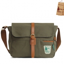 CANVAS SHOULDER BAG - ys2006mk (MUD KHAKI)