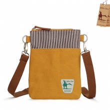 CANVAS SHOULDER BAG  Acorn bag - ys2007mu (MUSTARD)