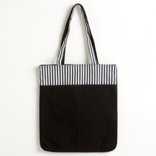 CANVAS SHOULDER BAG  cloud bag - ys2009bk (BLACK)