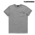 밴웍스(VANNWORKS) 보카시 포켓 티셔츠 - 그레이
