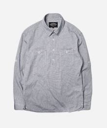 COMFY PULLOVER SHIRT _ BLUE