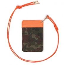 NO.13 CAMOUFLAGE CARD HOLDER (ORANGE)