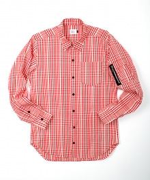 SEERSUCKER MA-1 SHIRT (RED)