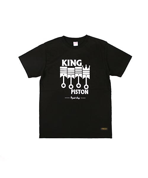 king piston short sleeve t-shirts -blk-