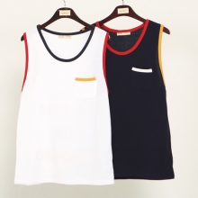 PREPPY C-BLOCK SLEEVELESS